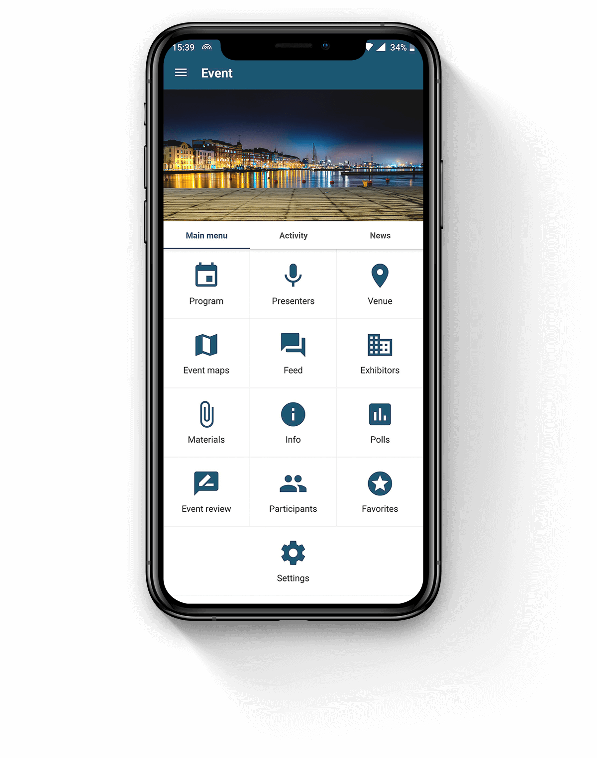 Eventos Mobile - Tapahtumasovellus - tapahtuman mobiilisovellus